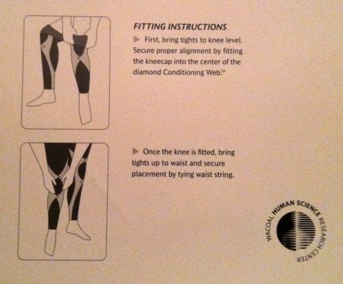 CW-X tights instructions