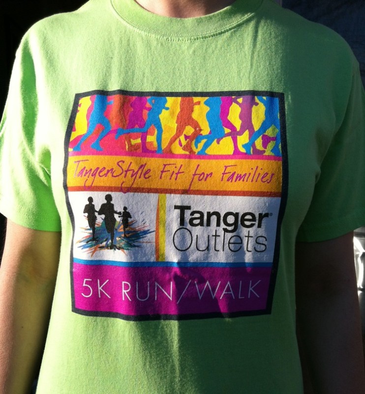 Tanger Outlets Fit for a Cure 5K Run/Walk. Tilton, NH. September 24, 2011